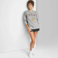 Women's Oversized Dream State Graphic Sweatshirt - Wild Fable™ Heather Gray -Wild Fable Elegant Shop GUEST 4b8b0ba6 8ea4 4530 b679 6cdd3acd808a