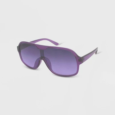 Women's Milky Plastic Oversized Shield Sunglasses - Wild Fable™ Purple Women's Milky Plastic Oversized Shield Sunglasses - Wild Fable™ Purple -Wild Fable Elegant Shop GUEST 51521dbb 834b 4844 b7e6 4d96111d2ee7
