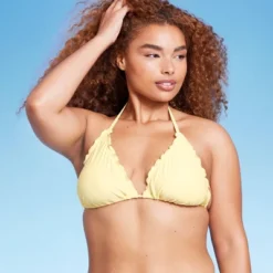 Women's Ruffle Triangle Bikini Top - Wild Fable™ -Wild Fable Elegant Shop GUEST 528d9b12 a1f4 448f a09b 53244495bb60