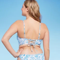 Women's Corset Longline Bikini Top - Wild Fable™ Cream -Wild Fable Elegant Shop GUEST 5609bd65 df27 40e6 a357 f8bda7d960a0