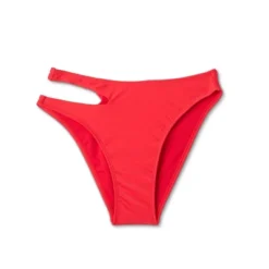 Women's Side Cut Out Mid-Rise High Leg Cheeky Bikini Bottom - Wild Fable™ Red -Wild Fable Elegant Shop GUEST 56697d2a 7a4c 42e5 8532 65691f55aa41