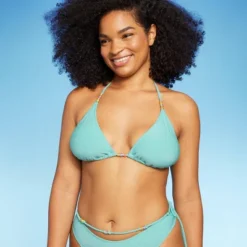 Women's Beaded Strap Triangle Bikini Top - Wild Fable™ -Wild Fable Elegant Shop GUEST 56af6eaf 120f 4f04 aa91 960f10cdf95a