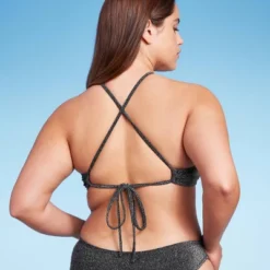 Women's High Next Halter Bralette Bikini Top - Wild Fable™ Black Lurex 3 Women's High Next Halter Bralette Bikini Top - Wild Fable™ Black Lurex -Wild Fable Elegant Shop GUEST 578a2790 e706 477f b251 55376aeed34a