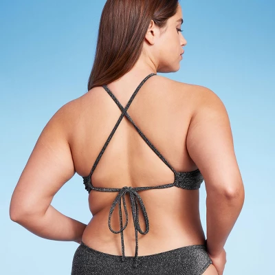 Women's High Next Halter Bralette Bikini Top - Wild Fable™ Black Lurex Women's High Next Halter Bralette Bikini Top - Wild Fable™ Black Lurex -Wild Fable Elegant Shop GUEST 578a2790 e706 477f b251 55376aeed34a