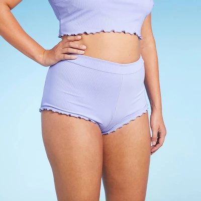 Women's Ruffle Detail Ribbed Cheeky Boyshorts Bikini Bottom - Wild Fable™ Purple Women's Ruffle Detail Ribbed Cheeky Boyshorts Bikini Bottom - Wild Fable™ Purple -Wild Fable Elegant Shop GUEST 5dc2be6d 565f 40b3 a923 deb5894d90e1