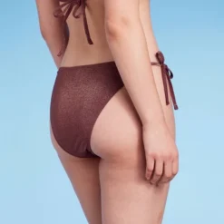 Women's Side-Tie High Leg Extra Cheeky Bikini Bottom - Wild Fable™ Brown -Wild Fable Elegant Shop GUEST 5f673875 5510 4f34 8ab4 9e2c19af2fbc