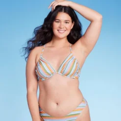 Women's Underwire Bikini Top - Wild Fable™ Multi Lurex Striped -Wild Fable Elegant Shop GUEST 5fa61f57 c216 438b 84c4 9bb5b1f6bec5