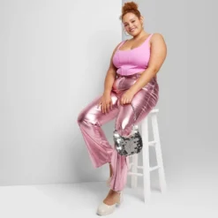 Women's High-Rise Metallic Flare Pants - Wild Fable™ -Wild Fable Elegant Shop GUEST 5fc4eac5 d6f6 47c6 9469 876f83f8a83a