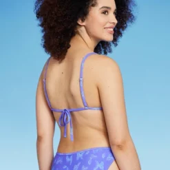 Women's Triangle Bikini Top - Wild Fable™ Purple Butterfly Print -Wild Fable Elegant Shop GUEST 67283d57 438c 4870 b567 1b391b9dea28