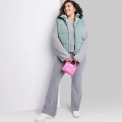 Women's Matte Cropped Puffer Vest - Wild Fable™ -Wild Fable Elegant Shop GUEST 673545aa f14f 4427 9953 8d29f490e20d