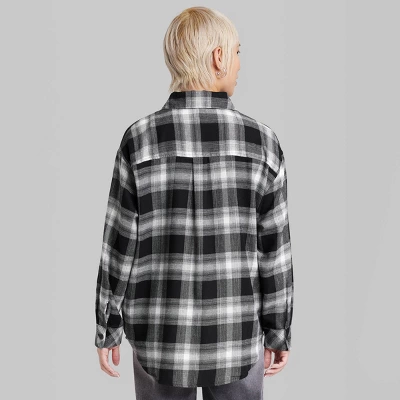 Women's Oversized Button-Down Flannel Shirt - Wild Fable™ Plaid Women's Oversized Button-Down Flannel Shirt - Wild Fable™ Plaid -Wild Fable Elegant Shop GUEST 6925d200 39e7 4fe6 9ed9 1959effb381a