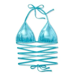 Women's Foil Triangle Bikini Top - Wild Fable™ Teal Green -Wild Fable Elegant Shop GUEST 6a63d0ee ccfa 4c0b b76d 350dee425e43