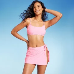 Women's Wavy Terry Textured Bralette Bikini Top - Wild Fable™ Light Pink 2 Women's Wavy Terry Textured Bralette Bikini Top - Wild Fable™ Light Pink -Wild Fable Elegant Shop GUEST 6b3e21ad 439c 40cf a7ca 48b3fe626f30