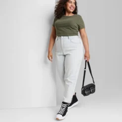 Women's Super-High Rise Tapered Jeans - Wild Fable™ Ultra Light Wash -Wild Fable Elegant Shop GUEST 6bc07616 8dff 4522 9e3a 572c492913bd