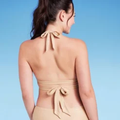 Women's Longline Wrap Front Bralette Bikini Top - Wild Fable™ Gold -Wild Fable Elegant Shop GUEST 70fdb681 dfdc 4007 8186 efa1480352f7