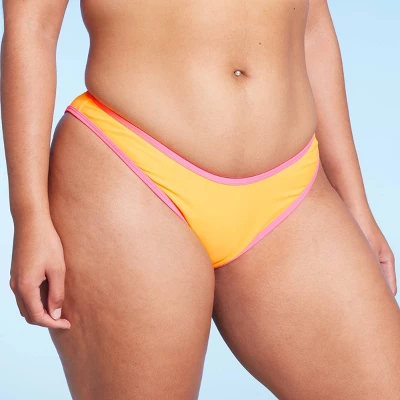 Women's Colorblock Ultra High Leg Extra Cheeky Bikini Bottom - Wild Fable™ Orange/Pink Women's Colorblock Ultra High Leg Extra Cheeky Bikini Bottom - Wild Fable™ Orange/Pink -Wild Fable Elegant Shop GUEST 7805140c 1410 4cd1 9f37 0bb6c392c60c
