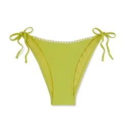 Women's Crochet Trim Side-Tie High Leg Extra Cheeky Bikini Bottom - Wild Fable™ Green -Wild Fable Elegant Shop GUEST 78e8218d 42a3 4b95 af6d 809a1c722889
