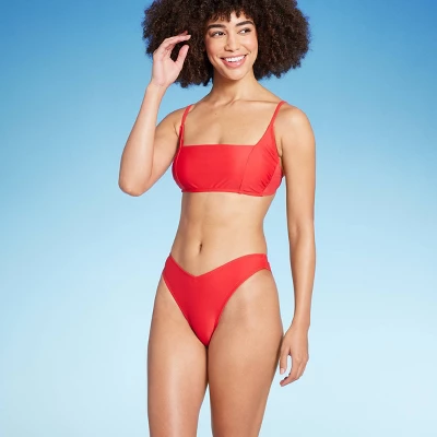 Women's Low-Rise Super Cheeky Extra High Leg Bikini Bottom - Wild Fable™ Red Women's Low-Rise Super Cheeky Extra High Leg Bikini Bottom - Wild Fable™ Red -Wild Fable Elegant Shop GUEST 7a67b060 927c 43d8 bd73 7910886e1b5b