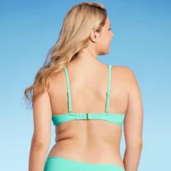 Women's Pucker Textured Bralette Bikini Top - Wild Fable™ Sea Green -Wild Fable Elegant Shop GUEST 7acac5f4 7cc4 4e93 8b0d 7903b75104c7
