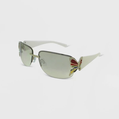 Women's Rimless Butterfly Wrap Sunglasses - Wild Fable™ White Women's Rimless Butterfly Wrap Sunglasses - Wild Fable™ White -Wild Fable Elegant Shop GUEST 841a0c09 e27e 4ddd a3d6 fa96e06b4e95