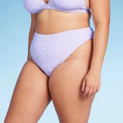 Women's Wavy Terry Textured Mid-Waist Ultra High Leg Cheeky Bikini Bottom - Wild Fable™ Lilac Purple 7 Women's Wavy Terry Textured Mid-Waist Ultra High Leg Cheeky Bikini Bottom - Wild Fable™ Lilac Purple -Wild Fable Elegant Shop GUEST 8b34834b b516 42cf 80f6 83afbd18fb6a