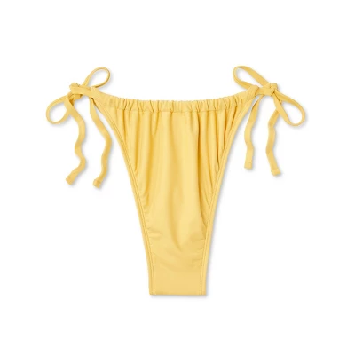 Women's Side-Tie Ultra High Leg Adjustable Coverage Bikini Bottom - Wild Fable™ Yellow Women's Side-Tie Ultra High Leg Adjustable Coverage Bikini Bottom - Wild Fable™ Yellow -Wild Fable Elegant Shop GUEST 8c401498 d6f2 427e adbc 0d03a3cb1886