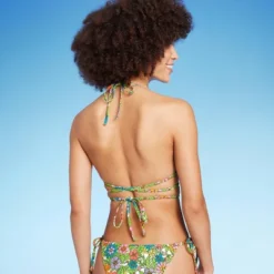 Women's Triangle Wrap Bikini Top - Wild Fable™ Multi Floral Print -Wild Fable Elegant Shop GUEST 8df5f796 7818 46e2 ba4c 1fc059124ce4