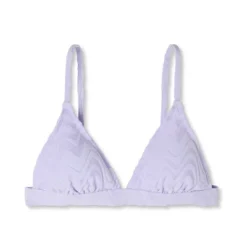 Women's Wavy Terry Textured Triangle Bikini Top - Wild Fable™ Lilac Purple 4 Women's Wavy Terry Textured Triangle Bikini Top - Wild Fable™ Lilac Purple -Wild Fable Elegant Shop GUEST 8ffec605 35e6 40ff b4ef 42cee51458bc