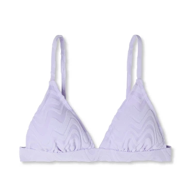 Women's Wavy Terry Textured Triangle Bikini Top - Wild Fable™ Lilac Purple Women's Wavy Terry Textured Triangle Bikini Top - Wild Fable™ Lilac Purple -Wild Fable Elegant Shop GUEST 8ffec605 35e6 40ff b4ef 42cee51458bc