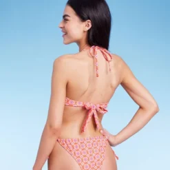 Women's U Bralette Multiway Bikini Top - Wild Fable™ Orange Tile Print -Wild Fable Elegant Shop GUEST 902c344d 30ba 4701 b257 c8be6c82f4cf