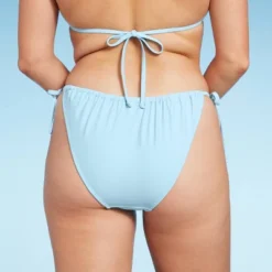 Women's Side-Tie Low-Rise High Leg Adjustable Bikini Bottom - Wild Fable™ Blue 3 Women's Side-Tie Low-Rise High Leg Adjustable Bikini Bottom - Wild Fable™ Blue -Wild Fable Elegant Shop GUEST 924af3bc 7a86 4a95 8319 2249382b46e6