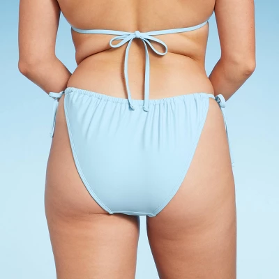 Women's Side-Tie Low-Rise High Leg Adjustable Bikini Bottom - Wild Fable™ Blue Women's Side-Tie Low-Rise High Leg Adjustable Bikini Bottom - Wild Fable™ Blue -Wild Fable Elegant Shop GUEST 924af3bc 7a86 4a95 8319 2249382b46e6