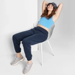 Women's High-Rise Fleece Sweatpants - Wild Fable™ -Wild Fable Elegant Shop GUEST 93346fb0 41d8 4998 b06a e1e0675e60f1