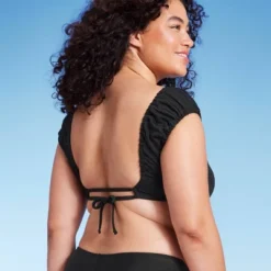 Women's Cap Sleeve Smocked Bralette Bikini Top - Wild Fable™ -Wild Fable Elegant Shop GUEST 9348d823 5432 484f 8f2c b0ff17b82845