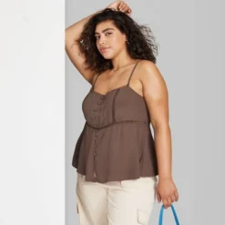 Women's Lace Trim Babydoll Cami - Wild Fable™ -Wild Fable Elegant Shop GUEST 95acf9d7 6b64 4bd2 b2da 8a69d298e210