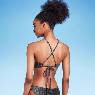 Women's High Next Halter Bralette Bikini Top - Wild Fable™ Black Lurex Women's High Next Halter Bralette Bikini Top - Wild Fable™ Black Lurex -Wild Fable Elegant Shop GUEST 966c3705 7517 4c97 aa72 79bd20de81cd