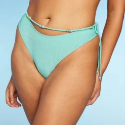 Women's Beaded Side-Tie Extra Cheeky Extra High Leg Bikini Bottom - Wild Fable™ -Wild Fable Elegant Shop GUEST 98fd8e57 3075 48cd b002 3246721bd43f