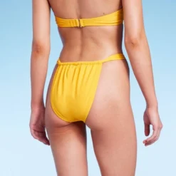 Women's Scarf Side Adjustable Coverage Bikini Bottom - Wild Fable™ Yellow -Wild Fable Elegant Shop GUEST 9901de67 5eb6 4b58 bb98 6f2a967b731f