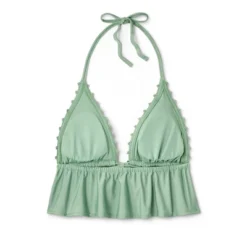 Women's Crochet Tie-Front Longline Bikini Top - Wild Fable™ Soft Green -Wild Fable Elegant Shop GUEST 9983ebdf 3d58 4e7c 8588 1970fff3ed7f