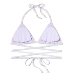 Women's Extreme Wrap Triangle Bikini Top - Wild Fable™ Light Purple Iridescent -Wild Fable Elegant Shop GUEST 99b4b36d 6766 44d4 8ac1 8708c7541281