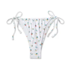 Women's Floral Print Side-Tie Ultra High Leg Adjustable Coverage Bikini Bottom - Wild Fable™ White 4 Women's Floral Print Side-Tie Ultra High Leg Adjustable Coverage Bikini Bottom - Wild Fable™ White -Wild Fable Elegant Shop GUEST 9c1615ea f695 46e8 b885 90d52d550717