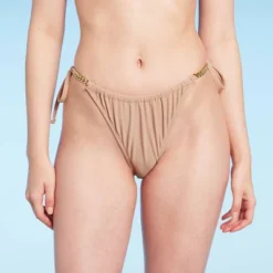 Women's Chain Detail Side-Tie Adjustable Coverage Bikini Bottom - Wild Fable™ Brown -Wild Fable Elegant Shop GUEST 9c2c098c 4754 4da2 925a fa29ecd1bbe3