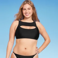 Women's Cut Out High Neck Bikini Top - Wild Fable™ -Wild Fable Elegant Shop GUEST a1167903 7959 45f6 8b0f 5a4bf46732ad