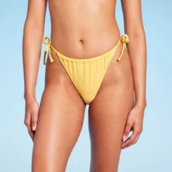 Women's Side-Tie Ultra High Leg Adjustable Coverage Bikini Bottom - Wild Fable™ Yellow 8 Women's Side-Tie Ultra High Leg Adjustable Coverage Bikini Bottom - Wild Fable™ Yellow -Wild Fable Elegant Shop GUEST a3f2911b 4a02 405c b2e7 57f592422947