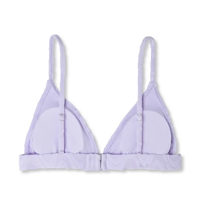Women's Wavy Terry Textured Triangle Bikini Top - Wild Fable™ Lilac Purple Women's Wavy Terry Textured Triangle Bikini Top - Wild Fable™ Lilac Purple -Wild Fable Elegant Shop GUEST a503e7d6 2d62 4e99 b6b0 c677b308b050