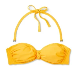 Women's Knot-Front Bandeau Bikini Top - Wild Fable™ Yellow -Wild Fable Elegant Shop GUEST a5f760e0 21ec 45dc a765 63349fcc3eb2