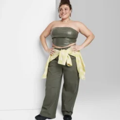 Women's Faux Leather Tube Top - Wild Fable™ -Wild Fable Elegant Shop GUEST a672dcfe 1a9d 45d8 82ed 2f69700728a7