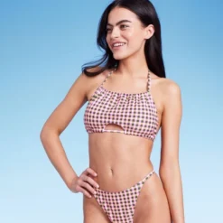 Women's Cut Out High Neck Bikini Top - Wild Fable™ Multi Check Print 6 Women's Cut Out High Neck Bikini Top - Wild Fable™ Multi Check Print -Wild Fable Elegant Shop GUEST a69dca72 250c 458a b6cd 222df6076fc8