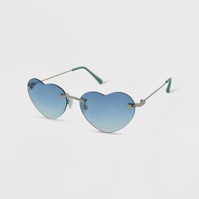 Women's Rimless Metal Heart Novelty Sunglasses - Wild Fable™ Blue Women's Rimless Metal Heart Novelty Sunglasses - Wild Fable™ Blue -Wild Fable Elegant Shop GUEST a7a1cf62 6b52 4fc0 96e7 024690b6d65a