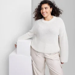 Women's Crewneck Boxy Pullover Sweater - Wild Fable™ -Wild Fable Elegant Shop GUEST a7e0712d 7638 46e6 8478 fd8bc508e1ad